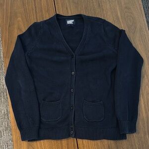 Lands' End Kids Navy Sweater